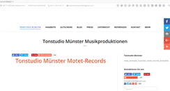 Desktop Screenshot of motet-records.de