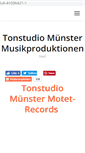 Mobile Screenshot of motet-records.de
