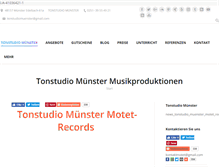 Tablet Screenshot of motet-records.de